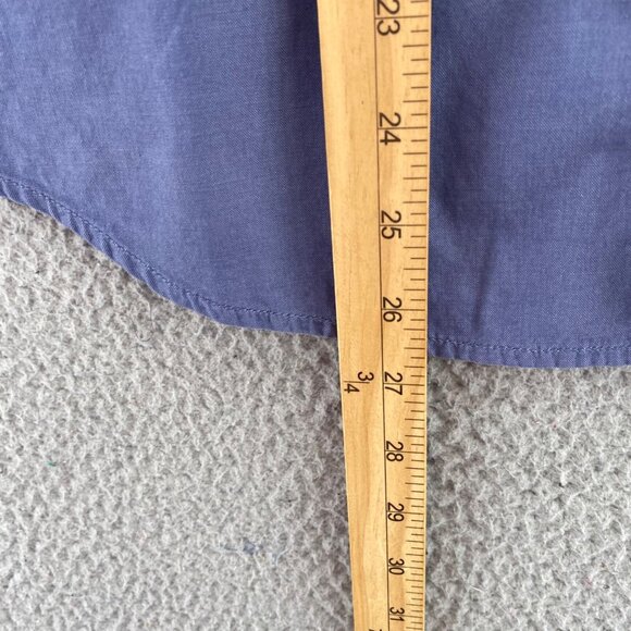 J Jill Shirt Womens Large Blue Button Up Collared Long Sleeves Everyday Casual - Picture 10 of 11